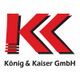 Logo von König & Kaiser GmbH mit rotem "K"-Design und schwarzem Text darunter.
