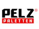 Logo von Pelz Paletten in Schwarz und Rot.