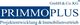 Textlogo: "PRIMMOPLUS GmbH & Co. KG, Projektentwicklung & Immobilienvertrieb" in Blau.