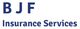 "BJF Insurance Services logo with blue text."