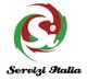 Logo con testo "Servizi Italia", colori rosso, bianco e verde.