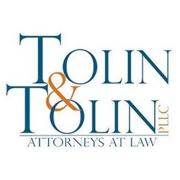 Tolin & Tolin, PLLC logo. Text: "ATTORNEYS AT LAW".