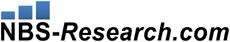 Logo von NBS-Research.com mit drei blauen Balken in verschiedenen Höhen.