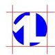 Logo blu con lettere bianche "M" e "L" sovrapposte, incorniciato da linee rosse.