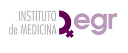 Logo del Instituto de Medicina Egri, texto en gris y morado, con símbolo femenino estilizado.