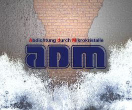 AdM Dichtet gegen drückendes Wasser von INNEN ab.