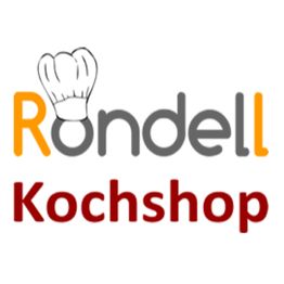 Logo des Rondell Kochshops mit Kochmütze über dem "R".