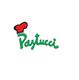 El logo de "Pastucci" en verde con un sombrero de chef rojo sobre la "P" inicial.