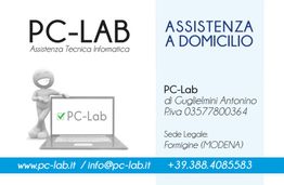 Scheda contatti PC-Lab, assistenza tecnica informatica a domicilio, Modena.