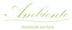 Logo mit Schriftzug "Ambiente Kosmetik am Park" in grüner Schrift.