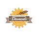 Logo de Diamento: Baguettes, distributeurs automatiques, viennoiseries, blé et engrenage.