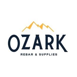 Logo of Ozark Rebar & Supplies with a stylized yellow mountain design.