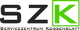 Logo von Servicezentrum Kossenblatt: Schwarz-grüne Buchstaben SZK.