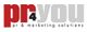 Logo mit Text "pr4you" und Untertitel "pr & marketing solutions".