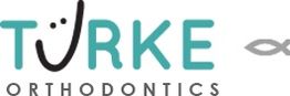 Turke Orthodontics logo with a smiling face incorporated into the "U."