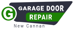 Garage door repair logo with "G" on green and white theme.