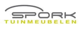 Logo van Spork Tuinmeubelen in grijs en groen.