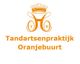 Logo van Tandartspraktijk Oranjebuurt met kroon en initialen V D in oranje.