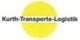 Logo mit gelbem Kreis, Text "Kurth-Transporte-Logistik".
