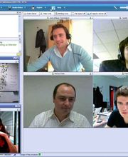 Webkonferenzen mit feinstem Video, Audio und Data Collaboration