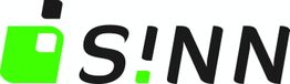 Grünes und schwarzes Logo mit dem Wort "SINN".