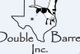 Outline of Texas with a flying bird above the words "Double Barrel Inc."
