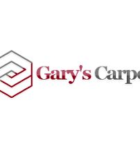 Hexagon logo with "Gary's Carpet" in red and gray text.