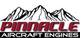 Pinnacle Aircraft Engines logo with mountain design.