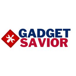 Logo of Gadget Savior with a red wrench icon on the left.