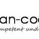 Logo von ean-code.eu mit Slogan "kompetent und zuverlässig". Links blaues Symbol.
