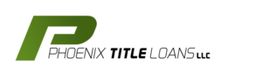Logo of Phoenix Title Loans with a green "P" and black text.