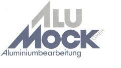 Logo mit Text "ALU Mock GmbH" und "Aluminiumbearbeitung".