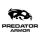 Silhouette of a panther above "Predator Armor" text in bold, stylized font.