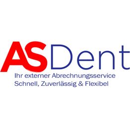 Logo mit Text "ASDent - Ihr externer Abrechnungsservice: Schnell, Zuverlässig & Flexibel".