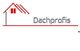 Ein rotes Haus-Logo neben dem Text "Dachprofis".