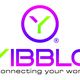Logo van Yibblo met de tekst "connecting your world" in paarse en groene kleuren.