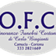 Logo O.F.C. con testo: Onoranze Funebri Corsonesi, Carlo Vianquino. Camucia - Cortona, 333 2821469.