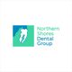 Logo for Northern Shores Dental Group with a green and blue abstract design.