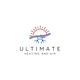 Logo of Ultimate Heating and Air with a sun and snowflake design.