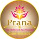 Logo von Prana Thai Wellness & Spa Massage mit Lotusblume und Telefonnummer: 02205-8918440.