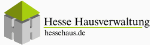 Logo der Hesse Hausverwaltung mit grün-grauem Haus-Symbol und Webseite „hessehaus.de“.