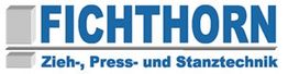 Logo mit der Aufschrift "FICHTHORN Zieh-, Press- und Stanztechnik" in Blau und Grau.