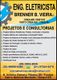 Engenheiro eletricista Brenner B. Vieira, projetos e consultorias, com contato e endereço.