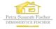 Logo von Immoservice Fischer mit gelbem Haus und Text "Petra Susanne Fischer, IMMOSERVICE FISCHER".