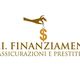 Logo con mano che regge un simbolo del dollaro, testo "M.F.I. Finanziamenti Assicurazioni e Prestiti".