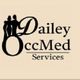 Logo of "Dailey OccMed Services" featuring a silhouette of two people leaning on the letter "D".