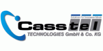 Logo von Casstel Technologies GmbH & Co. KG mit blauem Design-Element links.