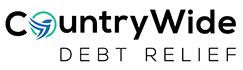 "CountryWide Debt Relief logo with a blue and green circular design in the letter 'O'."