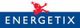Logo mit rotem Frosch über blauem Schriftzug "Energetix".