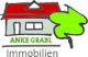 Logo mit Haus, rotem Dach und grünem Baum. Text: ANKE GRABL Immobilien.